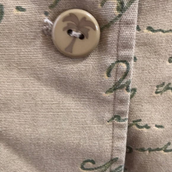 Hearts Of Palm Hibiscus Button Up Jacket - Picture 3 of 6